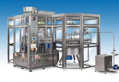 Filling line for product without carbonate