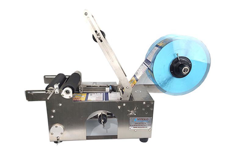 Ảnh minh họa máy dán nhãn chai tròn bán tự động